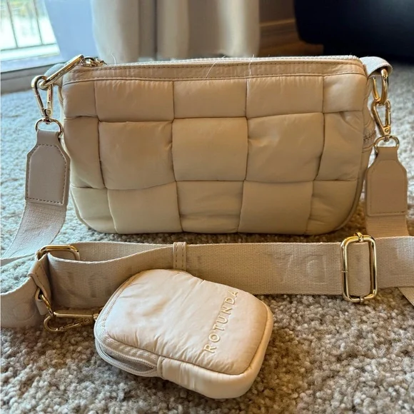 Rotunda Espe Crossbody Bag - Cream - Picture 2 of 10